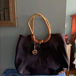 Michael Kors Navy bag ( not leather)